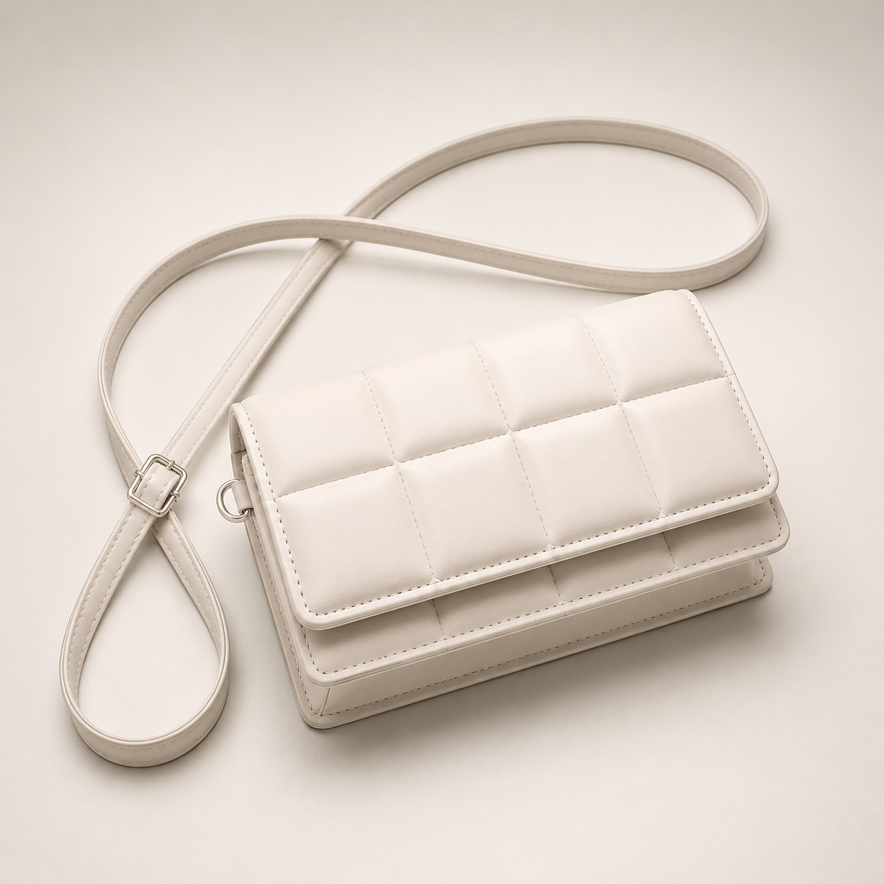Quilted Flap Crossbody Bag