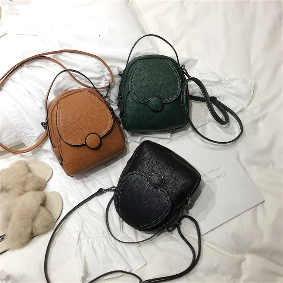 Soft Leather Mini Backpack