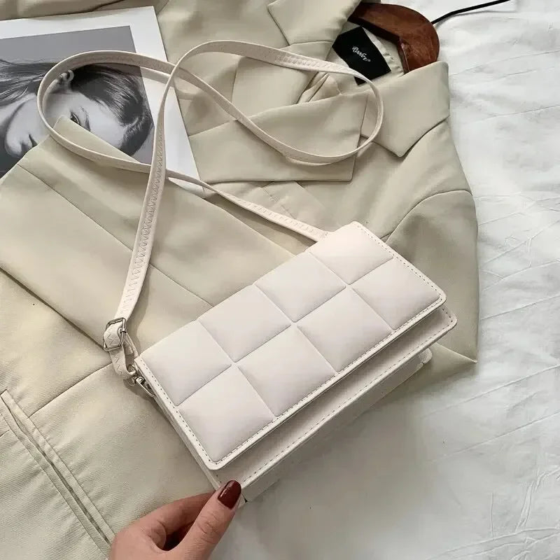 Quilted Flap Crossbody Bag