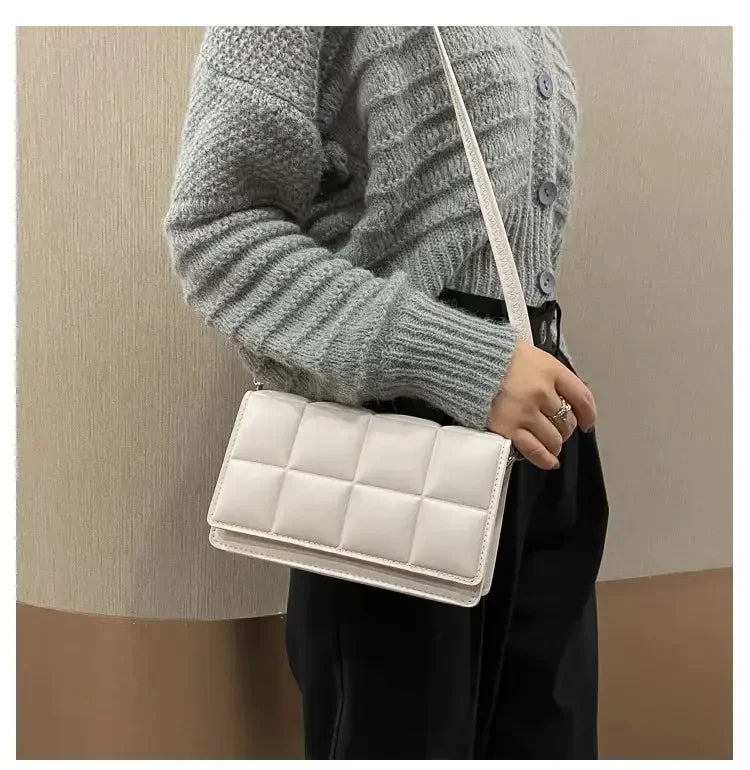 Quilted Flap Crossbody Bag