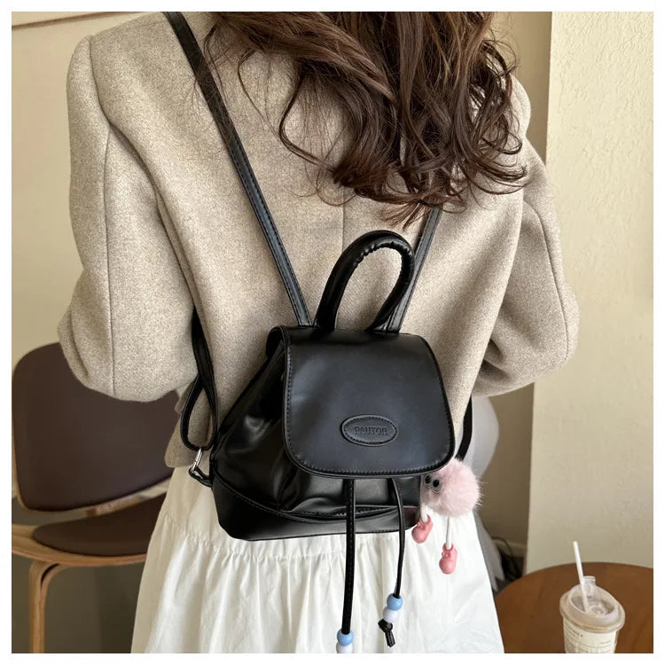 Mini Leather Backpack
