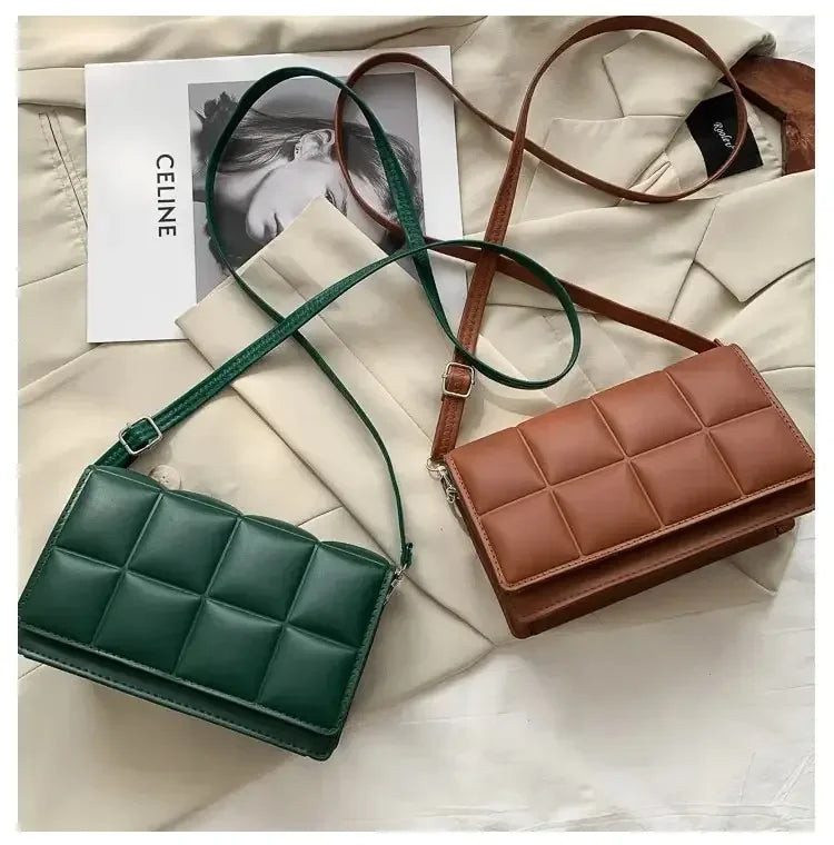 Quilted Flap Crossbody Bag