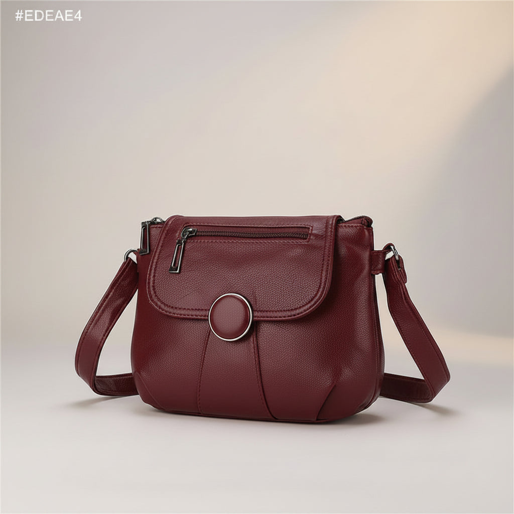 Washed Leather Mini Crossbody