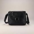 Washed Leather Mini Crossbody