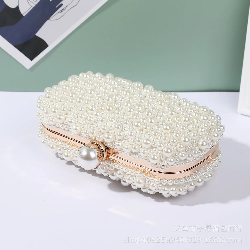 Pearl Embellished Clutch