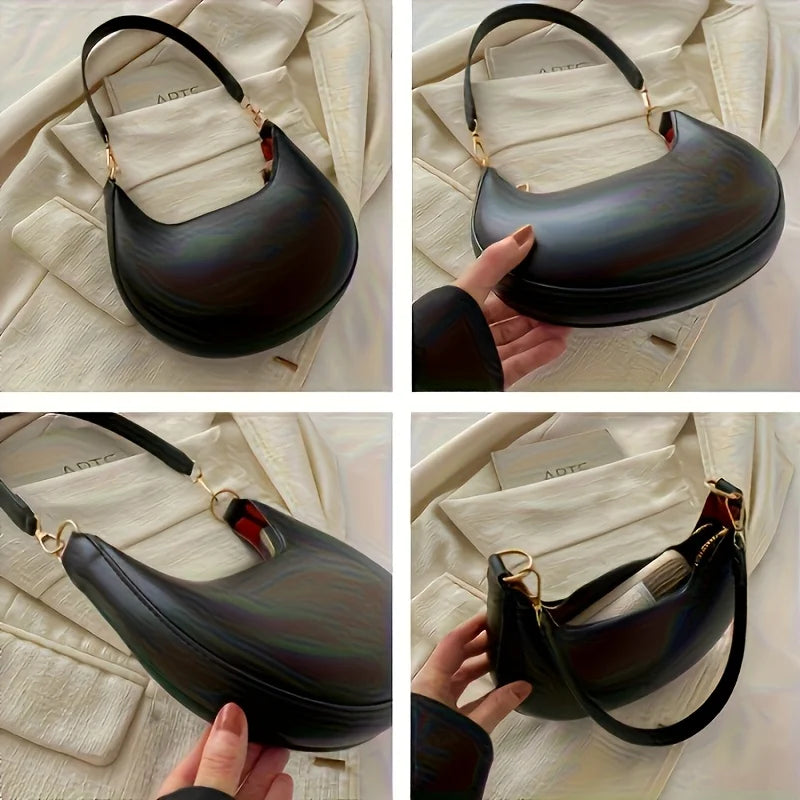 Vintage Half-Moon Bag