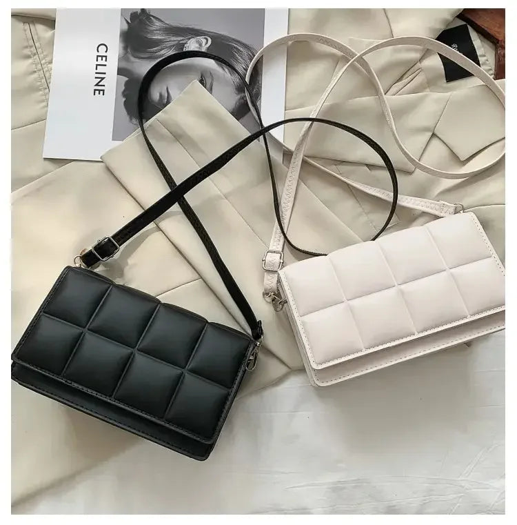 Quilted Flap Crossbody Bag