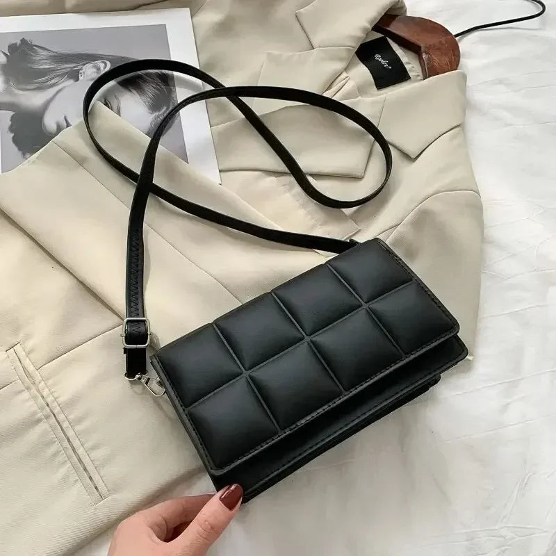 Quilted Flap Crossbody Bag