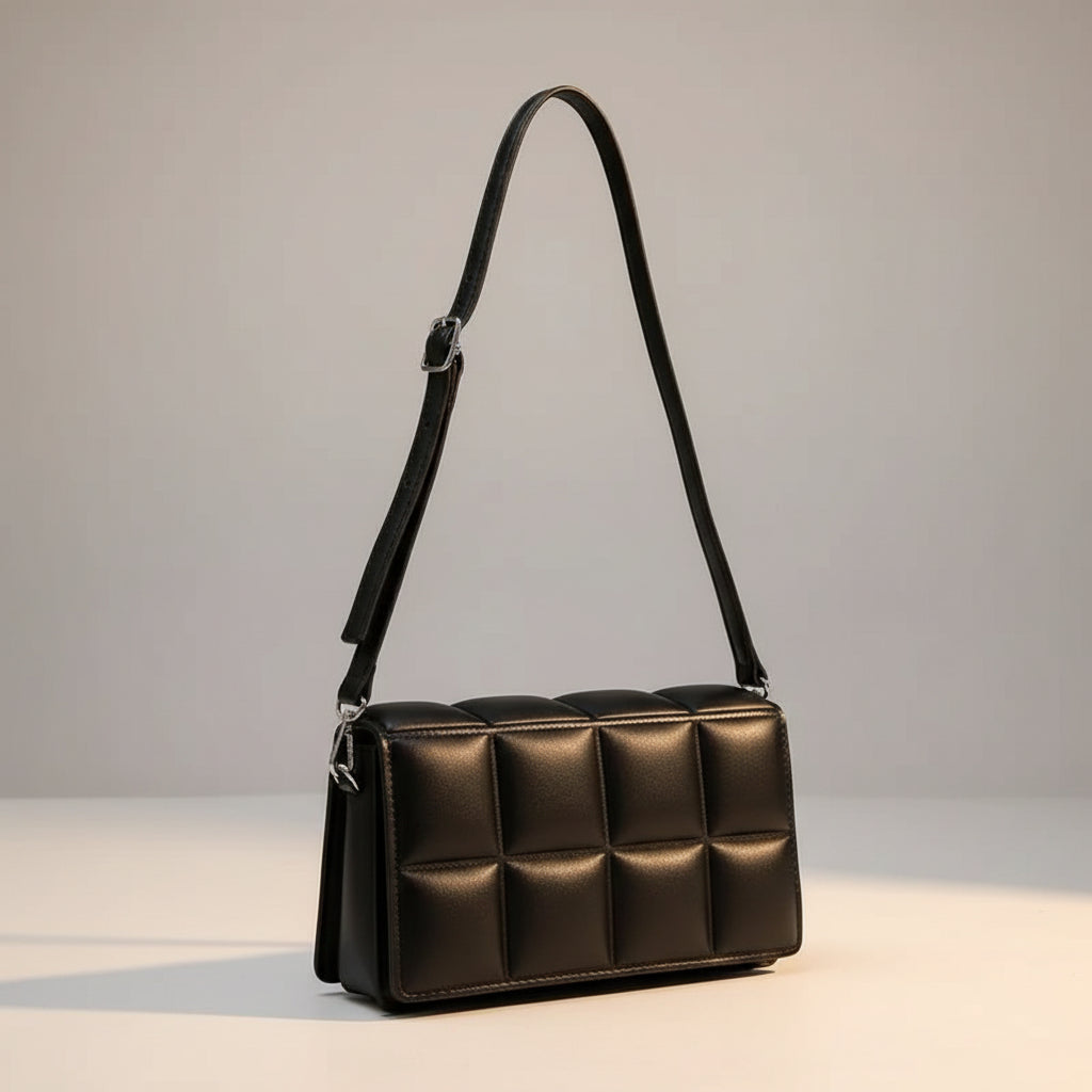 Quilted Flap Crossbody Bag