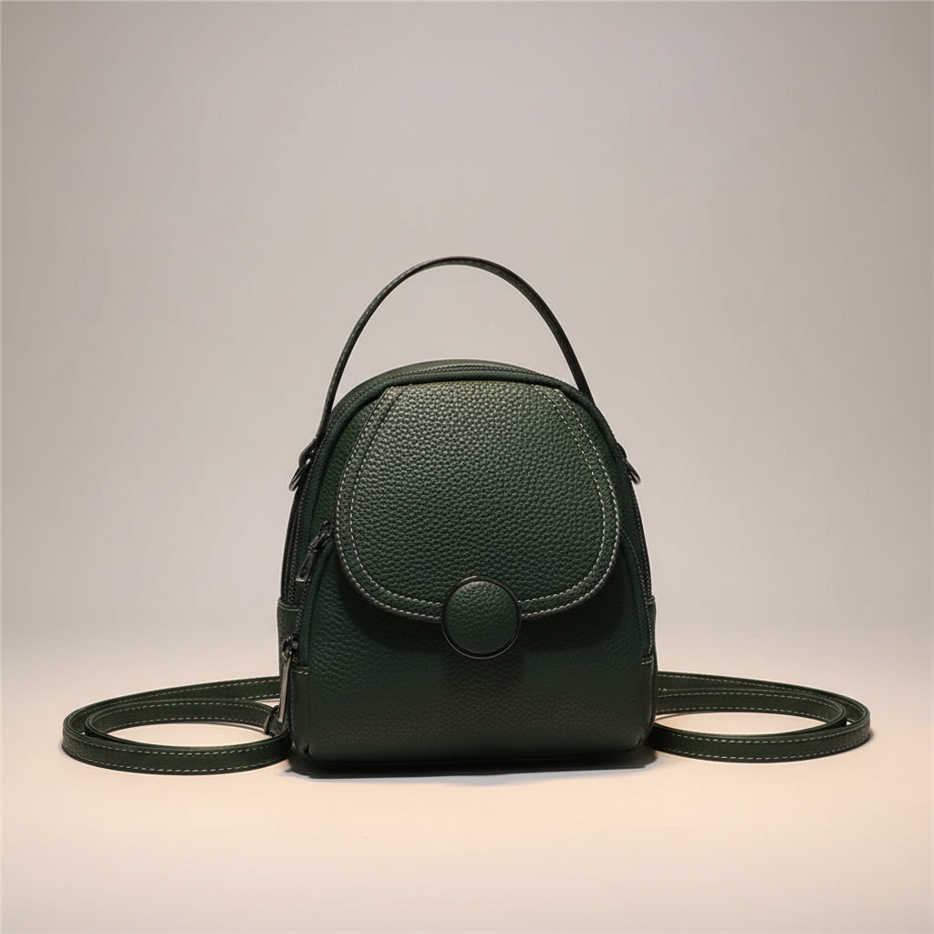 Soft Leather Mini Backpack