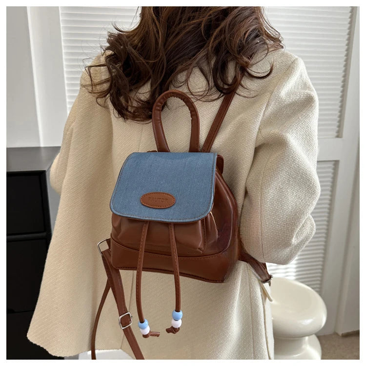 Mini Leather Backpack