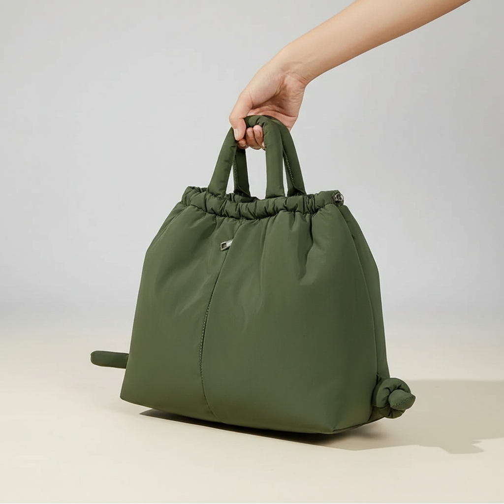 Puffer Tote Shoulder Bag