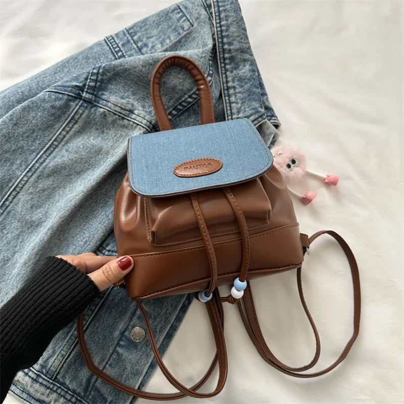 Mini Leather Backpack